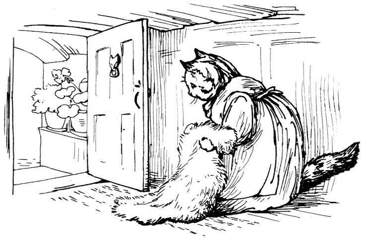 Ribby prepares for her guest