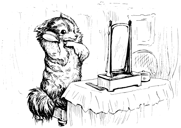 Dutchess grooms for her social visit